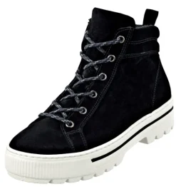 Auffälliger Schnürstiefel mit dicker weißer Sohle von Gabor