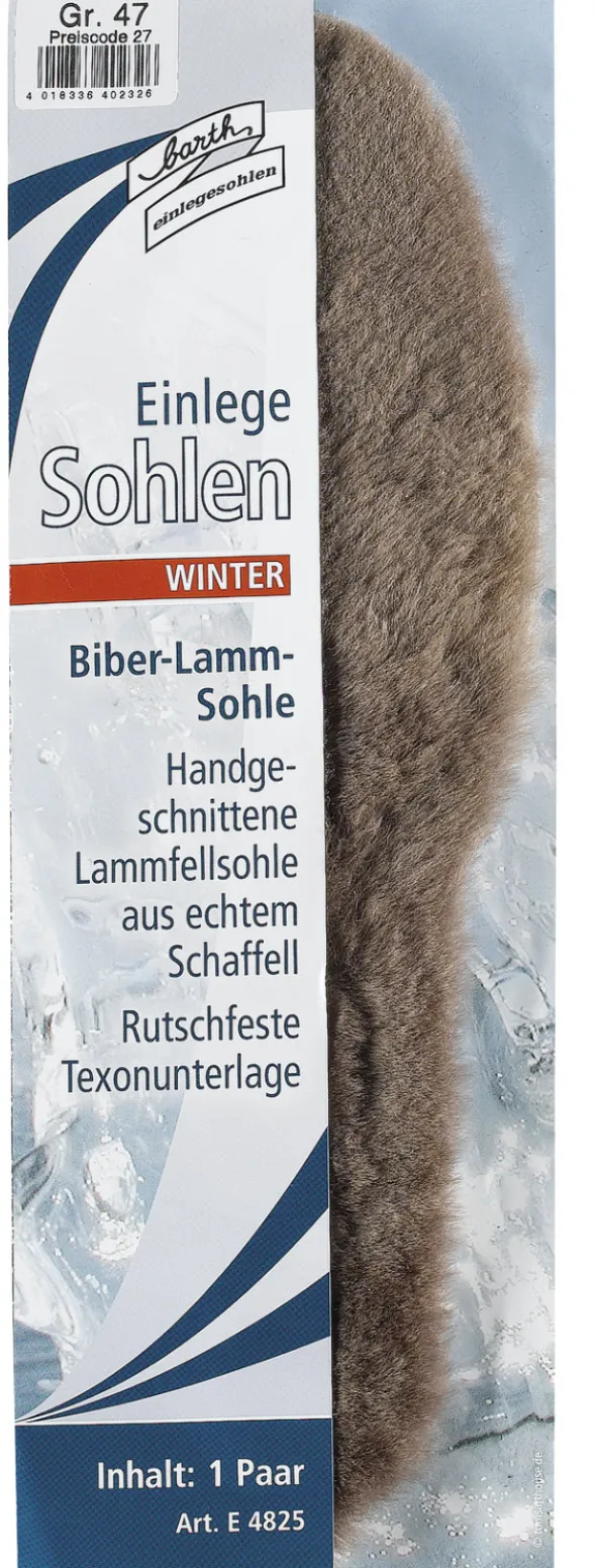 barth Biber-Lamm-Einlegesohle