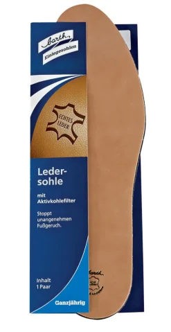 barth Ledersohle mit Aktivkohlefilter