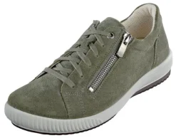 Bequemer Schnürhalbschuh mit zu öffnendem Reißverschluss
