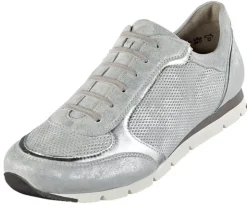 Bequemer Sneaker mit Phyton Print oder Perforation