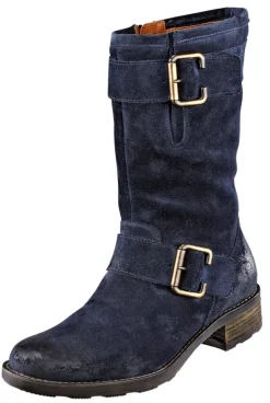 Bikerstiefel mit verstellbarer Schaftweite