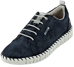 Damenschnürschuh mit Perforierungen an der Außenseite und Sohlennaht von Must