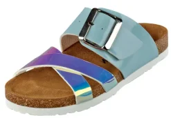 Dr. Brinkmann Pantolette in metallic schimmernden Farben