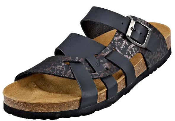 Dr. Brinkmann Pantolette mit Animalprint