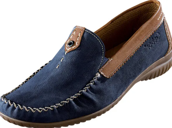 Ein echter Mokassin-Slipper in bequemer Weite