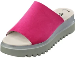 Gabor Pantolette in sommerlichen Farben und mit Plateausohle