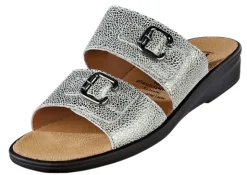 Ganter Pantolette mit breiten Klettriemen