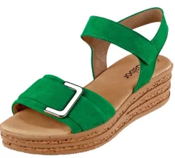 Keilsandalette mit Metallapplikation von Gabor