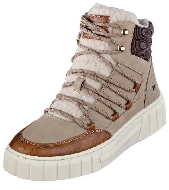 Knöchelhoher Mustang Chunky-Schnürboots