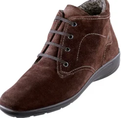 Knöchelhoher Schnürboots mit Teddyfutter für kräftige Füße