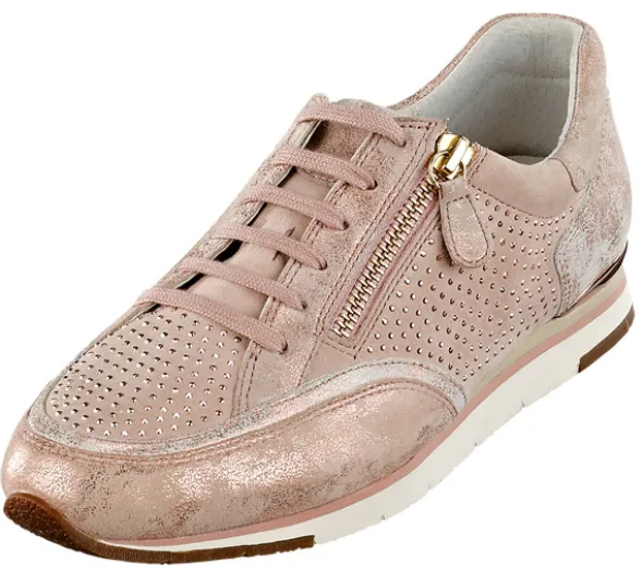 Mit Ziersteinchen veredelter Sneaker