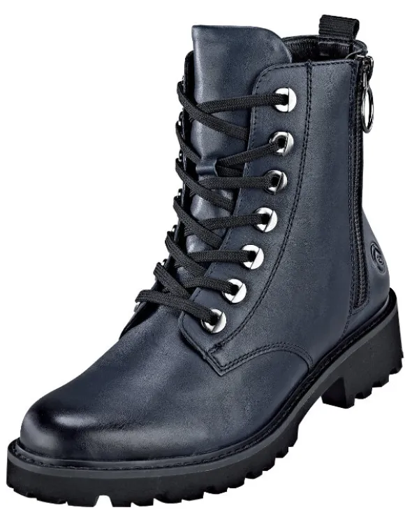 Modische Stiefelette mit beidseitig zu öffnendem Reißverschluss