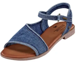 Mustang Sandale in Denim oder Leder-Optik