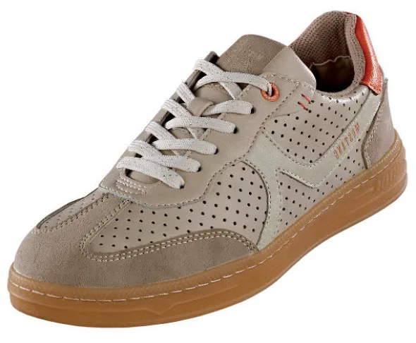 Mustang Sneaker mit glitzernder Schnürung