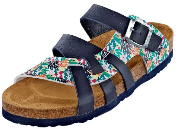 Pantolette im Flor-Design von Dr. Brinkmann