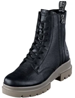 Remonte Schnürstiefel mit Chunky-Sohle