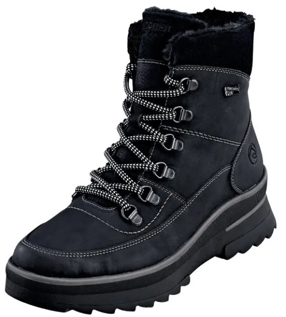 Remonte Thermo-Schnürstiefel mit rutschhemmender Sohle