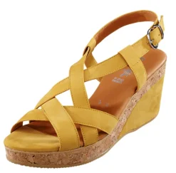 Riemensandalette mit dekorativer Flechtung