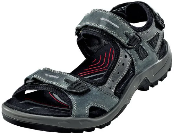 Robuste Bikersandalette mit 3 praktischen Klettverschlüssen von Ecco