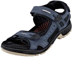Robuste Bikersandalette mit 3 praktischen Klettverschlüssen von Ecco