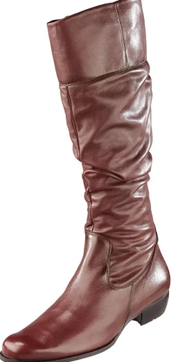 Schaftstiefel mit gerafftem Schaft von Semler