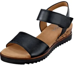 Schlichte Gabor Sandalette mit Keilabsatz