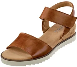Schlichte Gabor Sandalette mit Keilabsatz