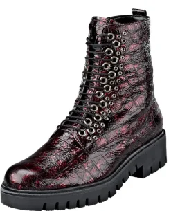 Schnürstiefel mit zahlreichen Metallösen von Gabor