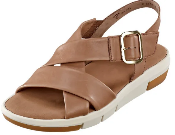 Sommerliche Gabor Sandalette mit überkreuzten Riemchen
