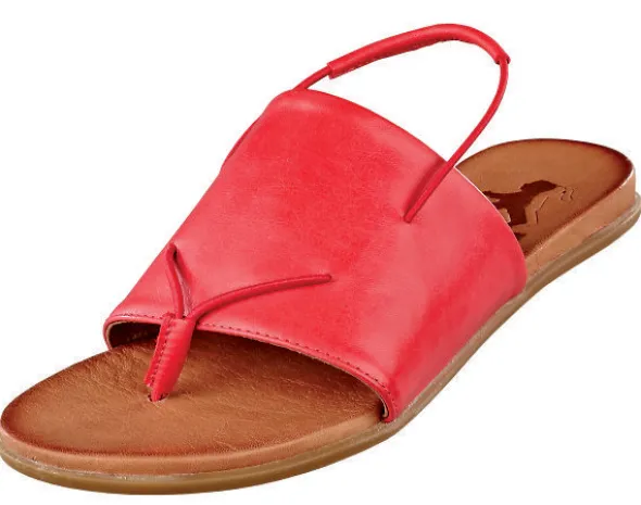 Sommerliche Zehenstegsandalette mit gepolstertem Riemchen an der Ferse von 2GO