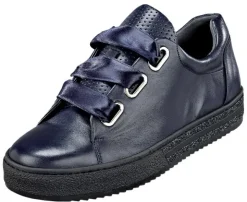 Sportlich eleganter Schnürhalbschuh mit edlem Schuhbandl