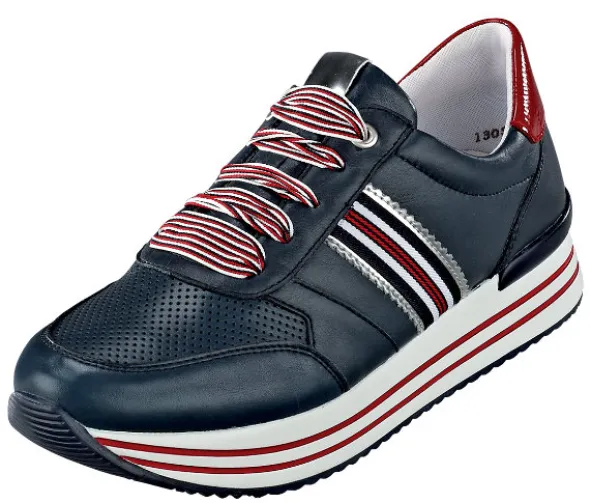 Sportlicher Remonte Schnürschuh im maritimen Look