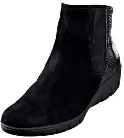 Stiefelette mit breitem Gummizug an der Außenseite