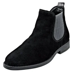 Stiefelette mit einem Besatz in Animal-Optik an der Ferse von Gabor