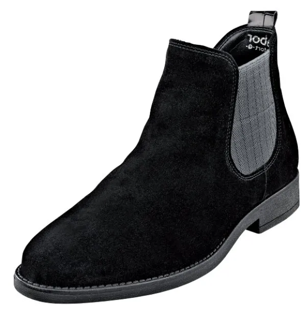 Stiefelette mit einem Besatz in Animal-Optik an der Ferse von Gabor