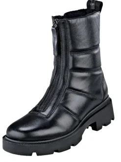 Stiefelette mit Zierreißverschluss auf der Vorderseite und gepolsterter Steppop