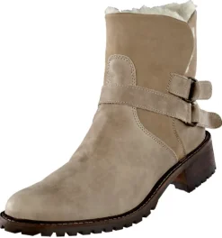 Warmgefütterte Stiefelette mit verstellbaren Riemen