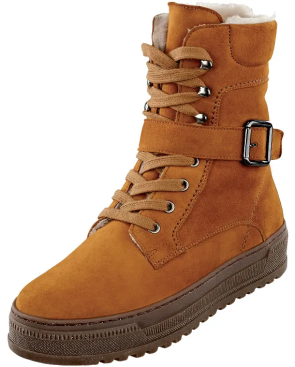 Warmgefütterter Schnürboots mit Lammfellfutter von Gabor
